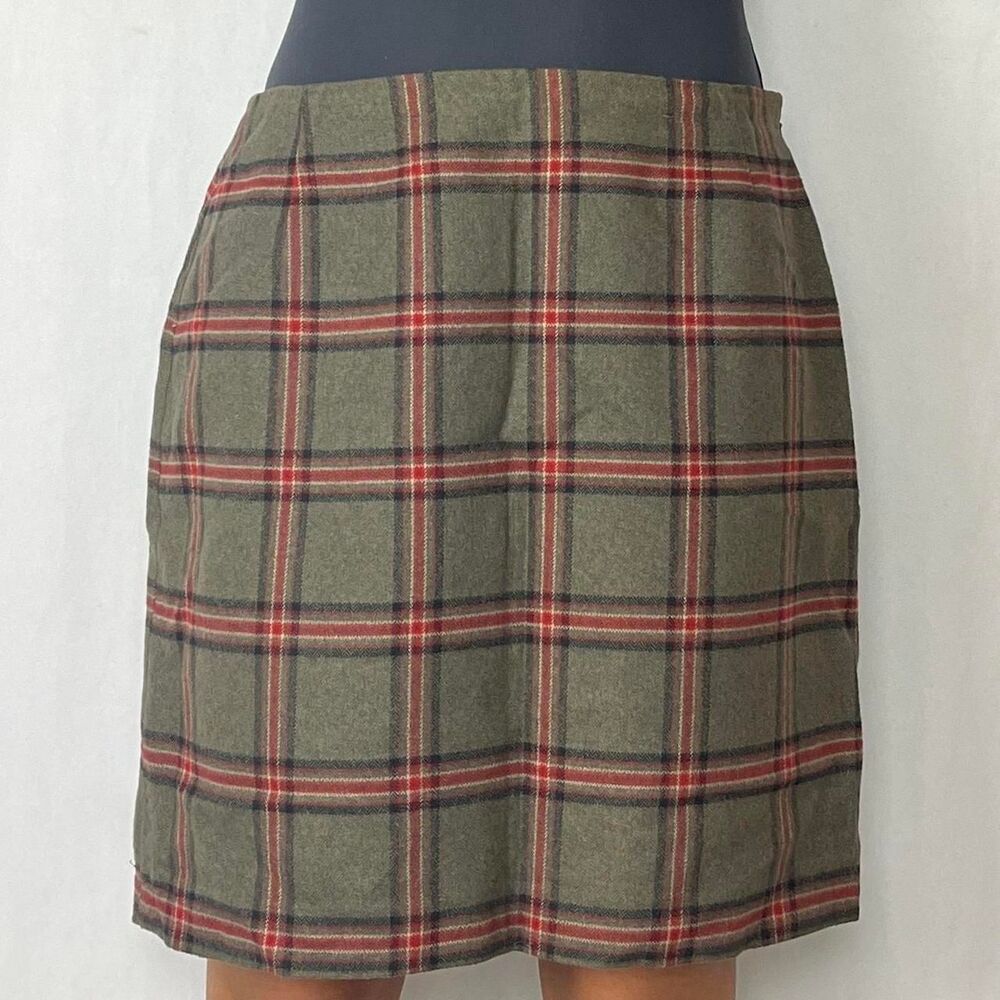Soliver Women's Green and Khaki Skirt